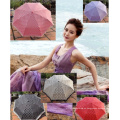 5 pliegue impreso Lace Board Small Umbrella para las niñas